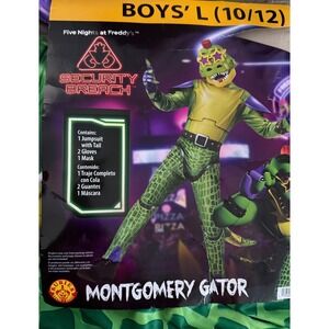 Five Nights at Freddy's Montgomery Gator Childrens Large 10‎ 12 costume NEW